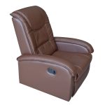 ΠΟΛΥΘΡΟΝΑ RELAX ΜΕ ΜΗΧΑΝΙΣΜΟ MASSAGE ROCCA HM0026.03 PU ΚΑΦΕ ΣΚΟΥΡΟ 80x96x97 εκ. - Image 2