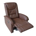 ΠΟΛΥΘΡΟΝΑ RELAX ΜΕ ΜΗΧΑΝΙΣΜΟ MASSAGE ROCCA HM0026.03 PU ΚΑΦΕ ΣΚΟΥΡΟ 80x96x97 εκ. - Image 3