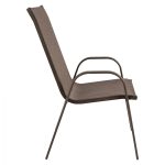 ΠΟΛΥΘΡΟΝΑ LEON ΜΕΤΑΛΛΙΚΗ ΜΕ ΚΑΦΕ TEXTLINE HM5000.02 55x72x91cm - Image 4