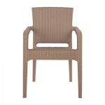 ΠΟΛΥΘΡΟΝΑ ΠΟΛΥΠΡΟΠΥΛΕΝΙΟΥ RATTAN HM5590.02 ΧΡΩΜΑ ΚΑΠΟΥΤΣΙΝΟ 58x55x87 cm. - Image 3