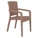 ΠΟΛΥΘΡΟΝΑ ΠΟΛΥΠΡΟΠΥΛΕΝΙΟΥ RATTAN HM5590.02 ΧΡΩΜΑ ΚΑΠΟΥΤΣΙΝΟ 58x55x87 cm. - Image 4