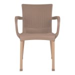 ΠΟΛΥΘΡΟΝΑ ΠΟΛΥΠΡΟΠΥΛΕΝΙΟΥ RATTAN ΠΟΔΙ ALU HM5591.02 ΚΑΠΟΥΤΣΙΝΟ 60x60x82 cm - Image 3