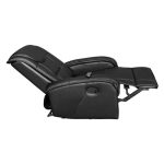 ΠΟΛΥΘΡΟΝΑ RELAX ΜΕ ΜΗΧΑΝΙΣΜΟ MASSAGE ROCCA HM0026.01 PU ΜΑΥΡΟ 80x96x97 εκ. - Image 4