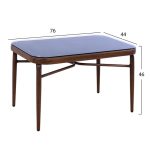 ΣΕΤ ΣΑΛΟΝΙ 4ΤΜΧ BALIN ΑΛΟΥΜΙΝΙΟΥ BAMBOO LOOK ΚΑΦΕ HM5573 - Image 4