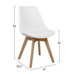 ΣΕΤ ΤΡΑΠΕΖΑΡΙΑΣ 5ΤΜΧ HM10350.02 ΤΡΑΠΕΖΙ 120x70x76,5 cm & ΚΑΡΕΚΛΕΣ VEGAS - Image 3