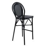 ΣΚΑΜΠΩ ΑΛΟΥΜΙΝΙΟΥ AZARIA BAMBOO LOOK ΜΑΥΡΟ ΜΕ TEXTLINE HM5060 47x61x115 εκ. - Image 4
