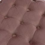 ΣΚΑΜΠΟ KASSIE ΣΑΠΙΟ ΜΗΛΟ ΒΕΛΟΥΔΟ ΤΥΠΟΥ CHESTERFIELD HM8406.02 Φ60x43Υ εκ. - Image 3