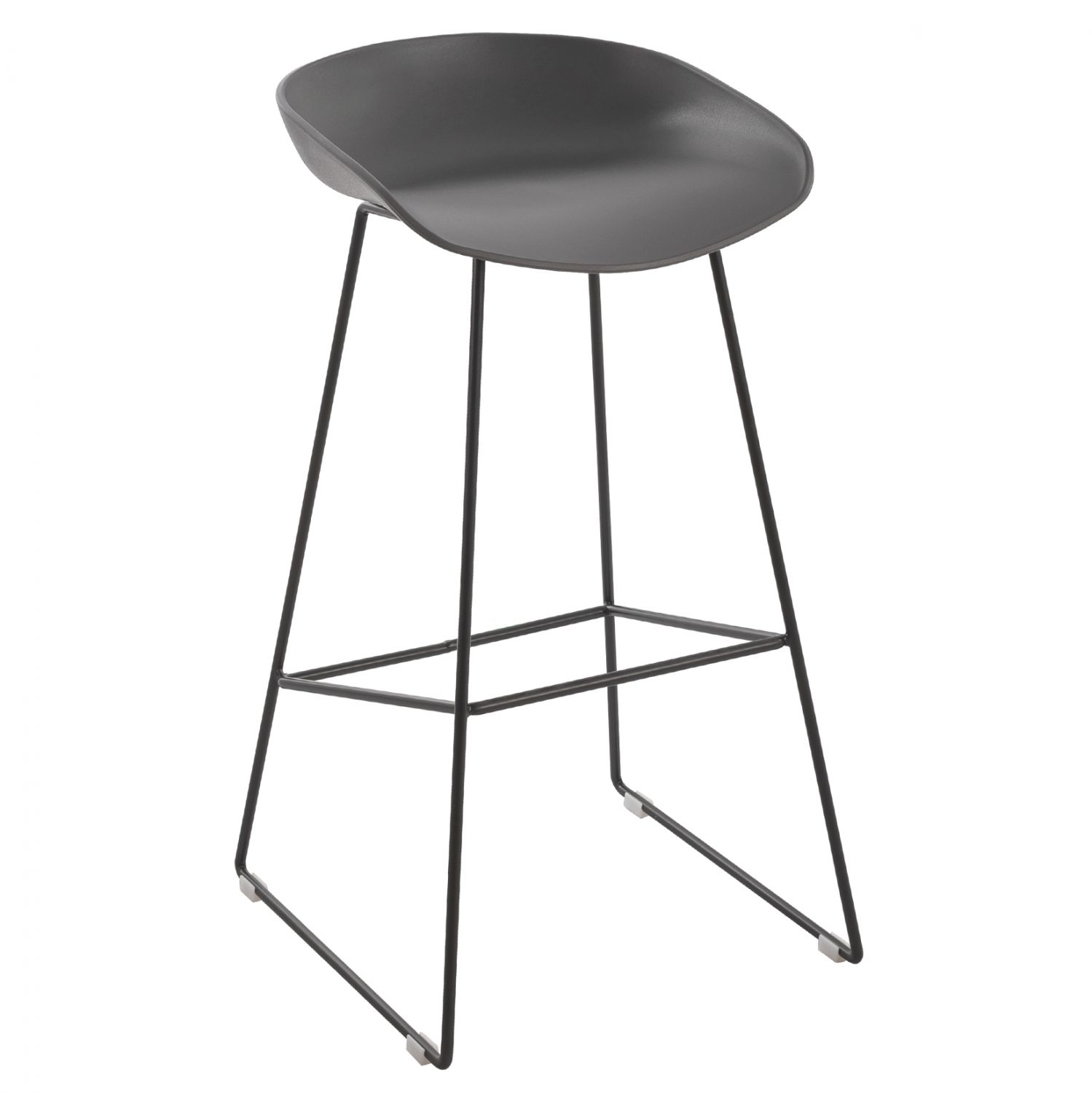 skampo-metalliko-fb9845010-me-kathisma-p ΣΚΑΜΠΟ ΜΕΤΑΛΛΙΚΟ NAILA HM8450.10 ΜΕ ΚΑΘΙΣΜΑ PP ΓΚΡΙ 47x47x83 εκ. - Image 1