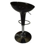 ΣΚΑΜΠΩ ΜΠΑΡ DAISY HM200.01 ΜΕ ΑΜΟΡΤΙΣΕΡ ΣΕ ΜΑΥΡΟ ΧΡΩΜΑ  44x38x78εκ - Image 2