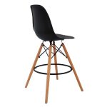 ΣΚΑΜΠΟ ΜΠΑΡ RENATA HM0173.02 ΜΑΥΡΟ 47x50x108Υ εκ. - Image 4