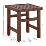 ΣΚΑΜΠΩ-ΤΡΑΠΕΖΑΚΙ ΚΑΡΥΔΙ ΕΜΠΟΤΙΣΜΟΥ KOLI 40Χ40X45Υεκ. HM289.02 - Image 2
