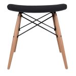 ΣΚΑΜΠΩ ΞΥΛΙΝΑ ΠΟΔΙΑ ΤΟΝΙΑ HM0109.02 ΜΑΥΡΟ 47x34.5x46.5 εκ. - Image 2