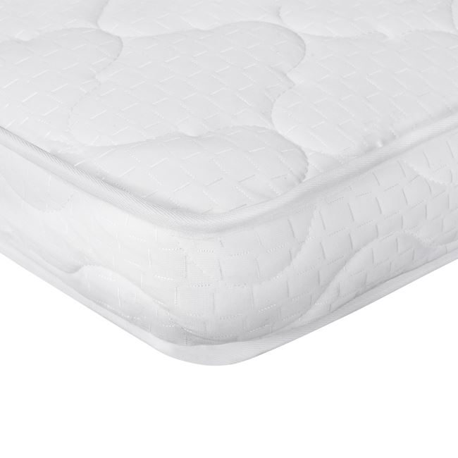 stroma-me-foam-90x190-hm37401-roll-packi ΣΤΡΩΜΑ ΜΕ FOAM ΧΩΡΙΣ ΕΛΑΤΗΡΙΑ JORDY 90X190 HM374.01 (ROLL PACKING) ΛΕΥΚΟ - Image 1