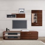 ΣΥΝΘΕΣΗ ΤΗΛΕΟΡΑΣΗΣ AMALFI ΚΑΡΥΔΙ-ΜΠΕΖ HM2320.03 160x35,5x180εκ. - Image 2