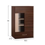 ΣΥΝΘΕΣΗ ΤΗΛΕΟΡΑΣΗΣ AMALFI ΚΑΡΥΔΙ-ΜΠΕΖ HM2320.03 160x35,5x180εκ. - Image 4