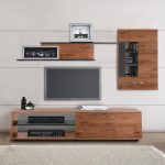 ΣΥΝΘΕΣΗ ΤΗΛΕΟΡΑΣΗΣ AMALFI ΜΟΚΑ-ΓΚΡΙ HM2320.02 160x35,5x180εκ. - Image 2