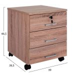 ΣΥΡΤΑΡΙΕΡΑ ΓΡΑΦΕΙΟΥ HAYDEN HM2282.02 ΣΕ ΧΡΩΜΑ SONAMA 39x39,5x46,5 - Image 2