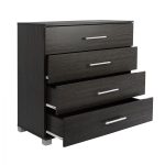 ΣΥΡΤΑΡΙΕΡΑ ΜΕΛΑΜΙΝΗΣ BRIANA HM2204.01 ME 4 ΣΥΡΤΑΡΙΑ ZEBRANO 75x40x83 εκ. - Image 3