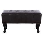 ΤΑΜΠΟΥΡΕ ΥΠΟΠΟΔΙΟ T.CHESTERFIELD EMMA HM226.01 PU 80x44x39Y εκ.ΣΚ.ΚΑΦΕ - Image 3