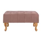 ΤΑΜΠΟΥΡΕ ΥΠΟΠΟΔΙΟ HM226.05 ΣΑΠΙΟ ΜΗΛΟ ΒΕΛΟΥΔΟ T.CHESTERFIELD EMMA 80x46x42Y εκ. - Image 3