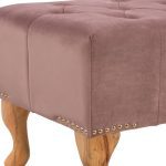 ΤΑΜΠΟΥΡΕ ΥΠΟΠΟΔΙΟ HM226.05 ΣΑΠΙΟ ΜΗΛΟ ΒΕΛΟΥΔΟ T.CHESTERFIELD EMMA 80x46x42Y εκ. - Image 4