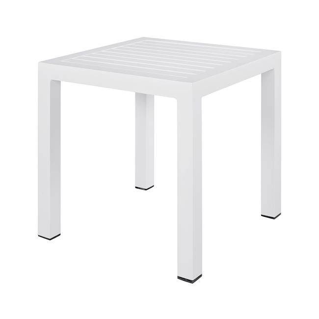 trapezi-aloyminioy-hm540201-leyko-45ch45 ΤΡΑΠΕΖΙ ΑΛΟΥΜΙΝΙΟΥ QIANA HM5402.01 ΛΕΥΚΟ 45x45x45,5 εκ. - Image 1