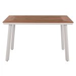 ΤΡΑΠΕΖΙ ΑΛΟΥΜΙΝΙΟΥ TABER ΜΕ POLYWOOD ΛΕΥΚΟ 120x80x72,5Υ εκ. HM5562.01 - Image 3