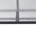 ΤΡΑΠΕΖΙ BRUNO 160Χ90Χ72Υεκ. ΜΕΤΑΛΛΙΚΟ ΓΚΡΙ ΜΕ ΓΥΑΛΙΝΗ ΕΠΙΦΑΝΕΙΑ HM5074.01 - Image 4