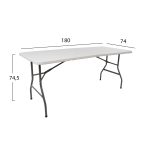 ΤΡΑΠΕΖΙ CATERING-ΣΥΝΕΔΡΙΟΥ HM5167 180Χ74Χ74 ΒΑΛΙΤΣΑ ΠΤΥΣΣΟΜΕΝΟ - Image 2