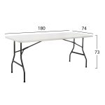 ΤΡΑΠΕΖΙ CATERING-ΣΥΝΕΔΡΙΟΥ HM5168 180Χ74Χ74 εκ. ΠΤΥΣΣΟΜΕΝΟ - Image 2