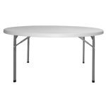 ΤΡΑΠΕΖΙ CATERING-ΣΥΝΕΔΡΙΟΥ HM5061 Φ182Χ74εκ ΠΤΥΣΣΟΜΕΝΟ ΣΤΡΟΓΓΥΛΟ - Image 2