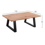 ΤΡΑΠΕΖΙ ΣΑΛΟΝΙΟΥ SOFIA SLIM HM8502 ΜΑΣΙΦ ΞΥΛΟ ΑΚΑΚΙΑΣ 115Χ65Χ41Υεκ. - Image 2
