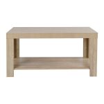 ΤΡΑΠΕΖΙ ΣΑΛΟΝΙΟΥ ΜΕΛΑΜΙΝΗΣ ALAYNA HM2207.02 SONAMA 90X45X45 εκ. - Image 3