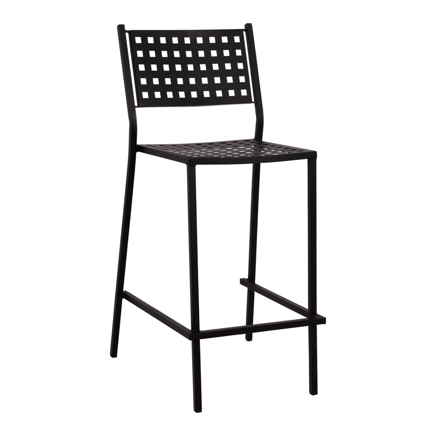 skampo-mpar-metalliko-fb9552801-se-mayri ΣΚΑΜΠΟ ΜΠΑΡ ΜΕΤΑΛΛΙΚΟ OLYMPIAS HM5528.01 ΣΕ ΜΑΥΡΗ ΑΠΟΧΡΩΣΗ 47x58x111 εκ. - Image 1