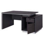 ΓΡΑΦΕΙΟ ΕΠΑΓΓΕΛΜΑΤΙΚΟ ΜΕ ΔΕΞΙΟ ΝΤΟΥΛΑΠΙ ROSEWOOD HM2113R 180X80X76Υ εκ. - Image 3