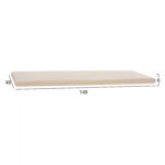 ΜΑΞΙΛΑΡΙ ΓΙΑ ΠΑΓΚΑΚΙ POLYESTER CHIOS ΜΠΕΖ HM11242.01P 148x48x6εκ. - Image 2