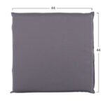 ΜΑΞΙΛΑΡΙ ΥΦΑΣΜΑΤΙΝΟ ΓΚΡΙ 44x44x5,5 εκ. HM5746.10 - Image 2
