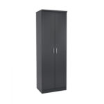 ΠΑΠΟΥΤΣΟΘΗΚΗ ΞΥΛΙΝΗ DAYANA ΜΕ 6 ΡΑΦΙΑ 60X43X180.5εκ. DARK GREY HM2379.10