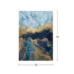 ΠΙΝΑΚΑΣ ΚΑΜΒΑΣ MARBLE EFFECT HM7196.02 50X3X70 εκ. - Image 2