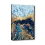 ΠΙΝΑΚΑΣ ΚΑΜΒΑΣ MARBLE EFFECT HM7196.02 50X3X70 εκ. - Image 3