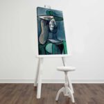 ΠΙΝΑΚΑΣ ΤΥΠΟΥ WOMAN WITH GREEN HAT HM7193.01 45X70X3 εκ. - Image 4
