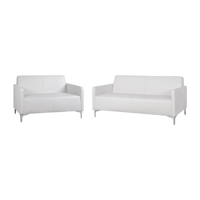 set-2-tmch-kanapes-3thesios-kai-2thesios ΣΕΤ 2 ΤΜΧ ΚΑΝΑΠΕΣ 3ΘΕΣΙΟΣ ΚΑΙ 2ΘΕΣΙΟΣ NELLIE HM11274.02 ΛΕΥΚΟ ΧΡΩΜΑ - Image 1