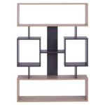 ΒΙΒΛΙΟΘΗΚΗ CHANDLER HM8769.02 90X19.5X130 ΓΚΡΙ - Image 3