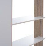 ΒΙΒΛΙΟΘΗΚΗ HARVEY HM8770 80X23X141 ΛΕΥΚΟ - Image 4