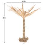 ΔΙΑΚΟΣΜΗΤΙΚΟ ΔΕΝΤΡΟ HM7870 ΦΥΣΙΚΟ ΑΠΟ MENDONG GRASS Φ130x160Yεκ. - Image 2