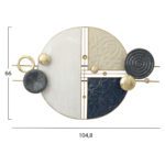 ΔΙΑΚΟΣΜΗΤΙΚΟ ΤΟΙΧΟΥ ΜΕΤΑΛΛΙΚΟ HM7555 104.8*66.0*7.6 - Image 2