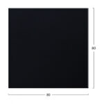 ΕΠΙΦΑΝΕΙΑ ΤΡΑΠΕΖΙΟΥ 190 WERZALIT 80X80  ΣΕ ΜΑΥΡΟ ΧΡΩΜΑ HM5231.01 - Image 2