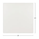 ΕΠΙΦΑΝΕΙΑ ΤΡΑΠΕΖΙΟΥ HPL HM5838.02 ΛΕΥΚΗ 69X69 εκ. ΠΑΧΟΥΣ 12mm. - Image 2