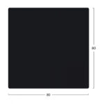 ΕΠΙΦΑΝΕΙΑ ΤΡΑΠΕΖΙΟΥ HPL HM5839.01 ΜΑΥΡΗ 80x80 εκ. ΠΑΧΟΥΣ 12mm. - Image 2