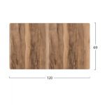 ΕΠΙΦΑΝΕΙΑ ΤΡΑΠΕΖΙΟΥ HPL HM5840.10 INDIAN SHESHAM 120x69 εκ. ΠΑΧΟΥΣ 12mm. - Image 2